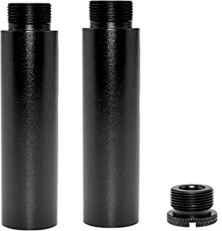 ZYAMY Afunta Mikrofonständer-Verlängerung, 1,6 cm (5/8 Zoll), Mikrofon-Verlängerung, Schrauben, Ausleger, Rohre, Mikrofonständer, Adapter mit Mikrofonkabel