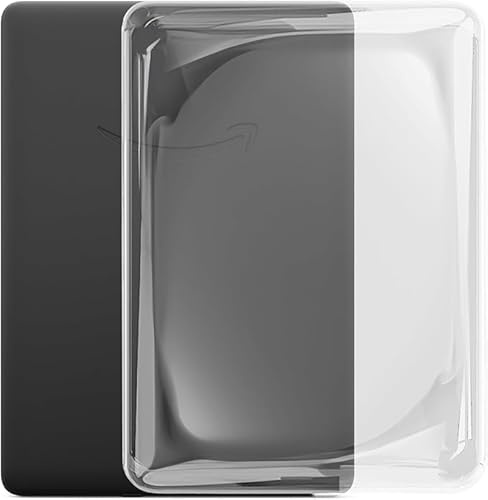 Strapsicle genomskinligt fodral för Kindle Paperwhite 11:e gen, Kindle Paperwhite Signature Edition - transparent silikonskydd fodral för Kindle-enheter