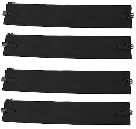 CIYODO 4pcs Wire Cover Outdoor Cable Protector Cable Management Sleeve Zipper Neoprene Cord Organizer
