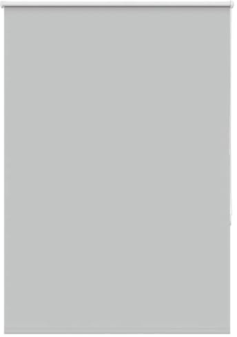 vidaXL Verdunkelungsrollo Hellgrau 100x130 cm Stoffbreite 95,7cm, Rollo, Klemmfix, Thermorollo, Verdunklungsrollo, Klemmrollo, Fensterrollo