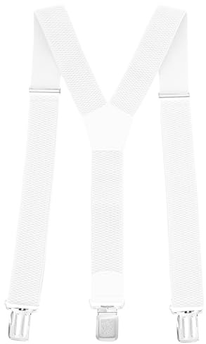 Glamexx24 Hosenträger für Herren Damen: Breit 4cm, Einstellbar und Elastisch Arbeitshose Hosenträger, Starken Metall Clip, Einheitsgröße für Männer und Frauen
