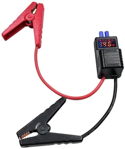 PUSOKEI Cables de Repuesto para Arrancador de Batería EC5 de Alta Resistencia con Abrazaderas de Batería, Pantalla LCD Inteligente, Pinzas de Cocodrilo para Batería, para Arrancador de
