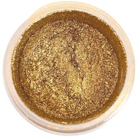 24 Karat Gold Luxury Luster Cake Dust, 5 grams for Cakes, Cupcakes, Cookies, Icing, Chocolate Wedding Party Baking Cupcake Cookie Ice Cream Decoration Supplies