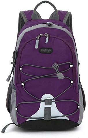 Bseash 10L Small Hiking Backpack for Kids Ages 3-6 Girls Boys Under 4 feet, Mini Waterproof Outdoor Sport Travel Camping Daypack (Purple)