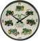 Nostalgic-Art Retro Wanduhr, Ø 31 cm, John Deere – Model Chart – Geschenk-Idee für Traktor-Fans, Original Lizenzprodukt (OLP), Große Küchenuhr, Vintage Design