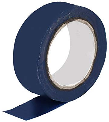 New Lon0167 18mm Ancho Destacados 32.8Ft Longitud PVC eficacia confiable Cinta Eléctrica Aislante Autoadhesiva Azul(id:b82 b8 20 5d7)