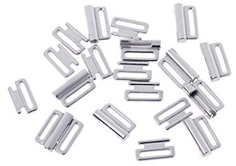 YO-HAPPY 10set Sujetador con Hebilla de aleación de Metal Traje de baño Bikini Clip Cierre Gancho Costura Fabricación DIY