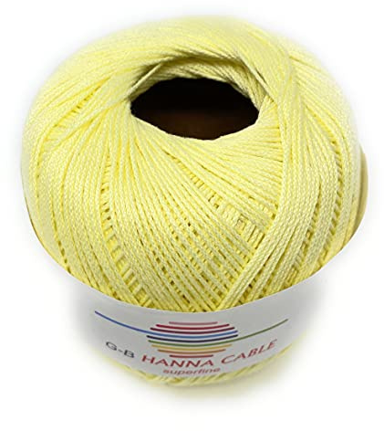 Hanna Cable,50 g,Häkelgarn,Filethäkelgarn,175m Lauflänge,NS2-2,5, (1471 hellblau)