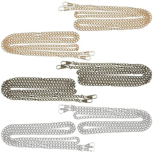 Forreen - Cadena de Repuesto de Metal Ajustable, Cadena de Bolso de Mano, 120 cm