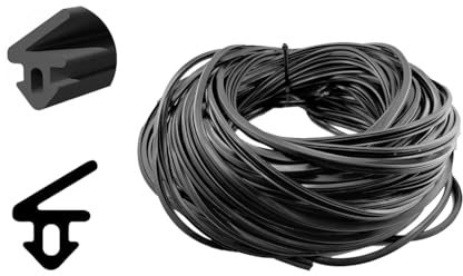 Fensterdichtung 25m Gummi Dichtung für Kunststofffenster EPDM S-1125