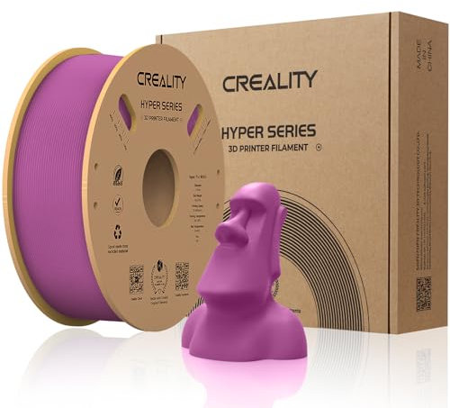 Creality offizielles 3D Drucker Filament, Hyper PLA High Speed Filament, 1.75mm 3D Druck Filament für Hochgeschwindigkeitsdruck, Maßgenauigkeit +/-0.02mm, 1kg/Spule - Lila