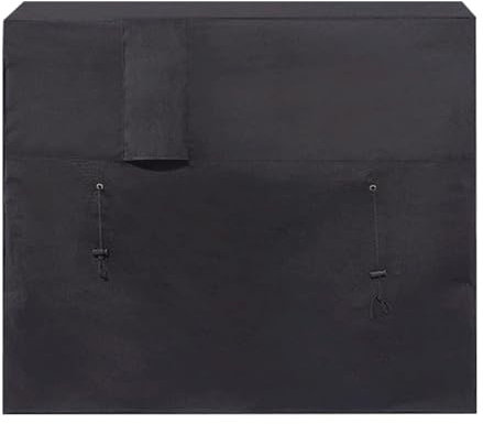 Heat Pump Cover, Pool Heat Pump Protector, Pool Heat Pump Protector, Swimming Pool Heater Shield With Hose Hole And Hook & Loop Strip For Winter Cold Weather