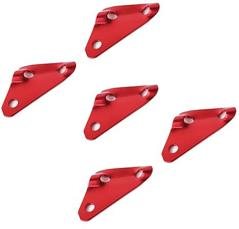 BESTonZON 10stücke Dreieck-Schnalle Aus Aluminiumlegierung Für Zeltseil-einsteller Windseilschnalle Camping-windseilschnalle Mit Dreiloch-Design Robust Und Langlebig