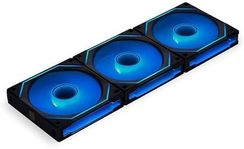 Lian Li UNI FAN SL-INF Reverse Blade ARGB 120mm Triple Fan Pack – Black – Infinity Mirror RGB – Includes Controller – 2100RPM