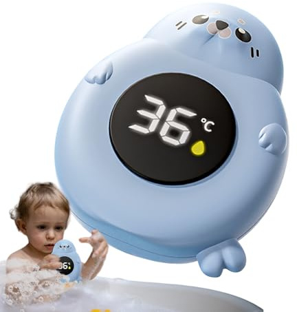 Termometro Per Acqua Del Neonato - Monitor Digitale Della Temperatura Del Bagno, Giocattolo Con Sensore Di Temperatura Galleggiante | Baby Pool Safety Miglioramento 'indicatore Impermeabile