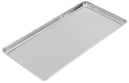 STOBAZA Vassoio Quadrato in Acciaio Inox Per Servire Pasta e Noodles Piatto Piano Per Ristoranti e Feste Per Eventi e Riunioni Familiari