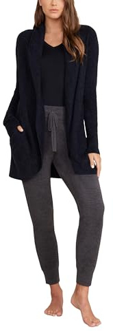 Barefoot Dreams® CozyChic Lite® Circle Cardi, Black, Small