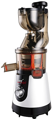 Melchioni VEGA XL Estrattore a Freddo a Bocca Larga con Tritatutto, Bianco/Perla/Nero