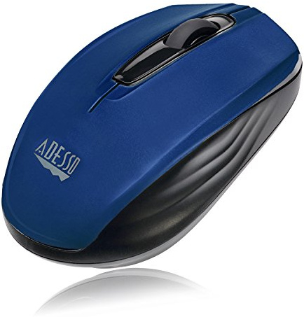 Adesso iMouse S50L Mini Souris sans Fil Bleu
