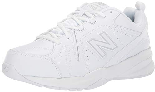 New Balance Men's 608 V5 Casual Comfort Cross Trainer, White/White, 11.5