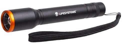 Lifesystems Intensity 480 Lumens Water Resistant Torch | With 4 Lighting modes and 35 Hours battery life from 2xAA Batteries, IPX6 Water Resistant, D of E Recommended