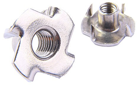 D´s Items | Gewinde-Einschlagmuttern - M10 - Edelstahl A2 - [200 Stück] - | Einpressmuttern V2A | Schlagmuttern