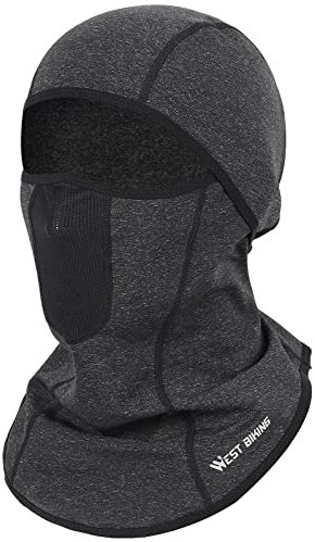 West Biking Sturmhaube Skimaske Motorrad Winter - Herren Damen Warme Winddichte Fahrrad Sturmmaske Gesichtshaube Thermische Winter Balaclava Atmungsaktives Radfahren Gesichtsmaske