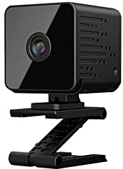 Vetrineinrete® Mini telecamera Ip Wifi 2.4Ghz Hd microcamera wireless ricaricabile spia videosorveglianza visione notturna controllo da app smartphone per interno
