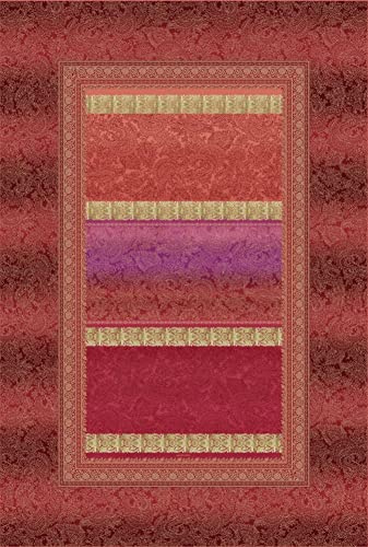 Bassetti MONREALE Tagesdecke aus 100% Baumwolle in der Farbe Rot R1, Maße: 260x260 cm - 9322162