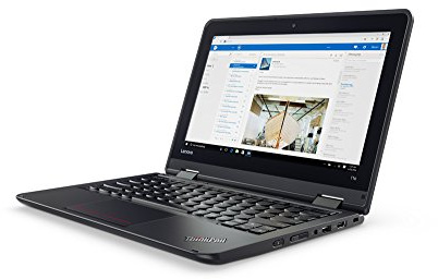 Lenovo ThinkPad 11e Touchscreen Netbook with Intel Celeron N3450 Processor, 4GB DDR3L RAM, 128GB SSD - 11.6 - Black - 20HUS00000