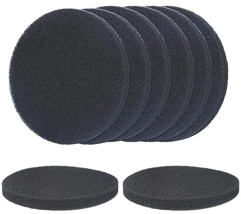 Qzbhct 8 Stück Kohleschaum-Pads für Fluval FX4 FX5 FX6 Kanister Filter Aquarium Filter Schwamm Ersatz