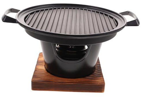 Milisten Bbq Stove Portable Grilling Pan Board for Outdoor Camping Use As Bbq Tools and Grilling Rack for Home Travel