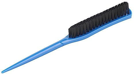 Spazzola per Cotonare I Capelli, Nylon a 3 File per Aggiungere Volume, Spazzola Ergonomica Portatile per Acconciature a Coda di Topo per un Varietà di di Capelli, Aiuta a Distribui (Blu)