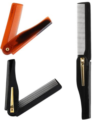 2 Pcs Beard Comb, Moustache Comb, Mustache Beard Combs for Men, For Male Grooming Hair, Moustache, Beards