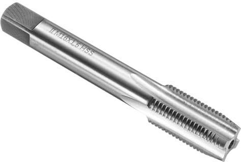 sourcing map Taraud manuel M16 x 1,5 H2 Filetage métrique Tarauds Style tarauds Droits Vis Taraud Outil de filetage 9CrSi Alliage d'Acier