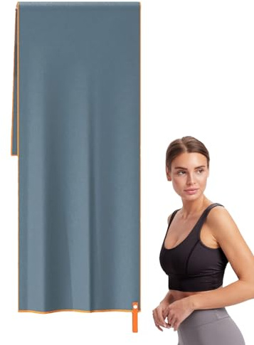 Serviettes de sudation pour salle de sport, repos à la plage, serviette absorbante | Grande serviette portable à séchage rapide pour football, basket-ball, tennis, golf, natation, course à pied, spa