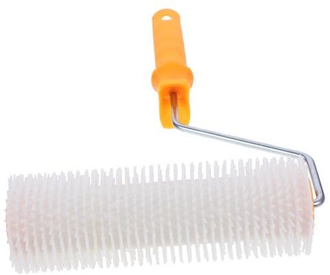 LIFKICH Rodillo Para Pisos Autonivelantes Púas 23 Cm De Largo y 14 Mm De Altura, Material Duradero, Mango Orificio Para Colgar, Uso Suelos y Paredes,