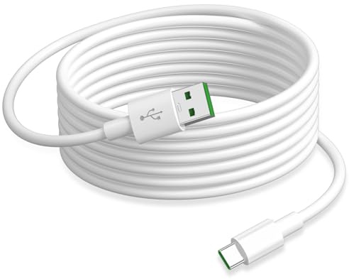 Cable USB C 3Metros para Oppo Reno14 Pro 15 13 Reno12FS 11 10, 80W SUPER Carga Rápida Cable USB C Carga Flash Largo Cable Tipo C para OPPO Find X9 X8 Pro 5G X6 X5 A60 A40 A5 Pro Realme 14Pro+ 12