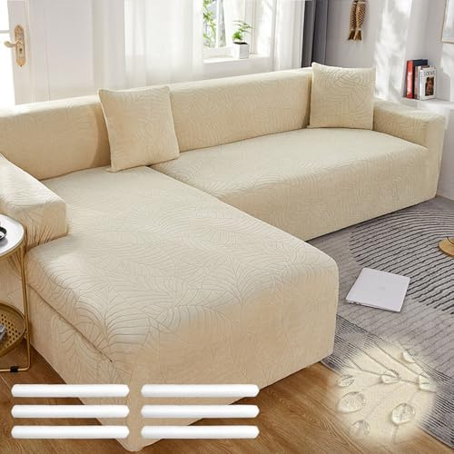 Bocguy Sofabezug, Couch Cover Stretch, Sofa Überzug Wasserdicht