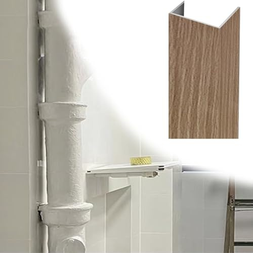 u copertura per tubature Rivestimento esterno antipioggia per tubi da parete, rivestimento esterno resistente alle intemperie per tubi di scarico/coperchio(110 x 14 cm/43.3 x 5.5 in)