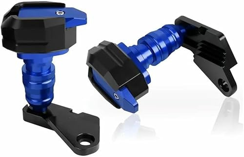Motorrad Sturzschutz pad Sturzpad Für Suzuki Gsx-R 1000 K9 (2009–2016) CNC-GefräSt Rahmenschleifer Sturzschutz Verkleidungsschutz Sturzpad-Protektor Motorrad Crash Pad(Blue)