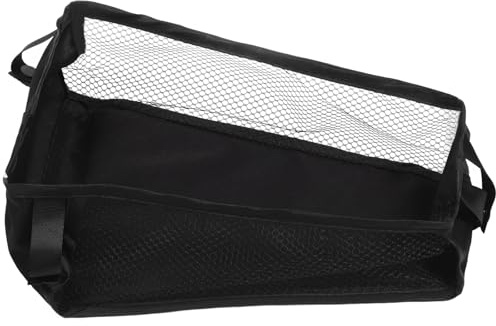 Toyvian Cesta Inferior para Cochecito de Ñiño de Poliéster Negro, Bolsa Organizadora Portátil y Conveniente Gran Capacidad para Almacenar Accesorios