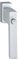 HOPPE 3937456 Maniglia per Finestra Toulon – Pulsante di Blocco, con VK, Argento elox