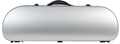 Geigenkoffer Glasfaser Street 4/4 silbern M-Case + Notentasche