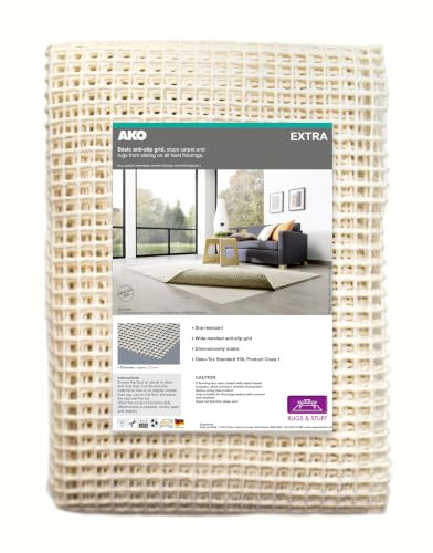 Rugs & Stuff - AKO Extra - Anti Slip Rug Gripper Pad Anti Skid Underlay for Hard Floors - Washable - 60 x 200cm