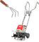 IKRA Elektro Bodenhacke Kultivator IEM 1200, Arbeitsbreite 40cm, Arbeitstiefe bis 20cm, inkl. Handgrubber