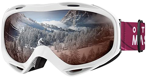 OutdoorMaster OTG Ski Goggles, Snowboard Goggles for Men, Women & Youth