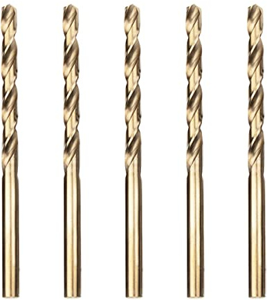 Meccion HSS Metallbohrer Professional Geschliffen Kobalt 5pcs 5.5mm Spiralbohrer fur Edelstahl und Metall