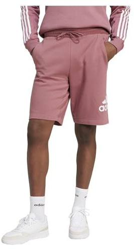 Adidas Homme Essentials Big Logo French Terry Shorts, preloved Crimson, L
