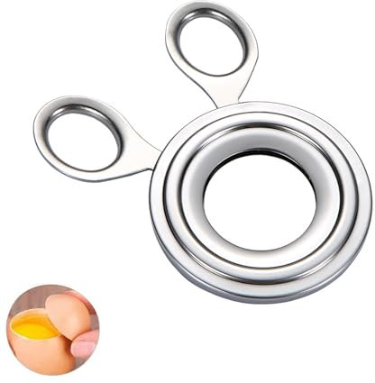Ryaupy Cortador de Cáscara de Huevo de Acero Inoxidable, Cortador de Cabezas de Huevo, Huevo Topper Cutter Abridor, para Suministro de Herramientas de Cocina